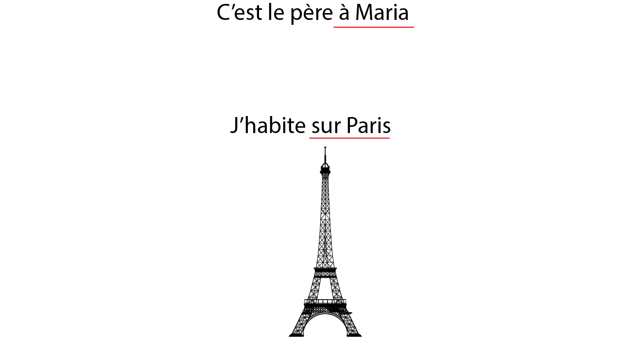 Les prépositions