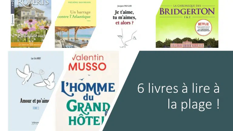 6 livres à lire à la plage !