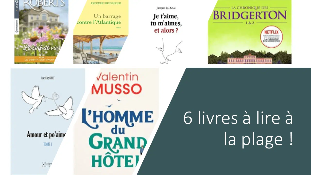 6 livres à lire à la plage !